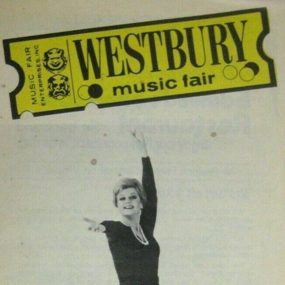 Gypsy Westbury Music Fair Program 1975 Angela Lansbury Robbins Julie Styne - Picture 2 of 7